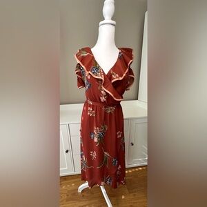 June & Hudson Off Shoulder Floral Dress